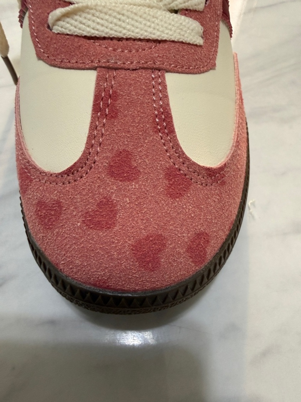 Adidas x Comme des Garçons PLAY Samba Women’s 5.5 Pink Heart Sneakers Limited Ed - Picture 11 of 11